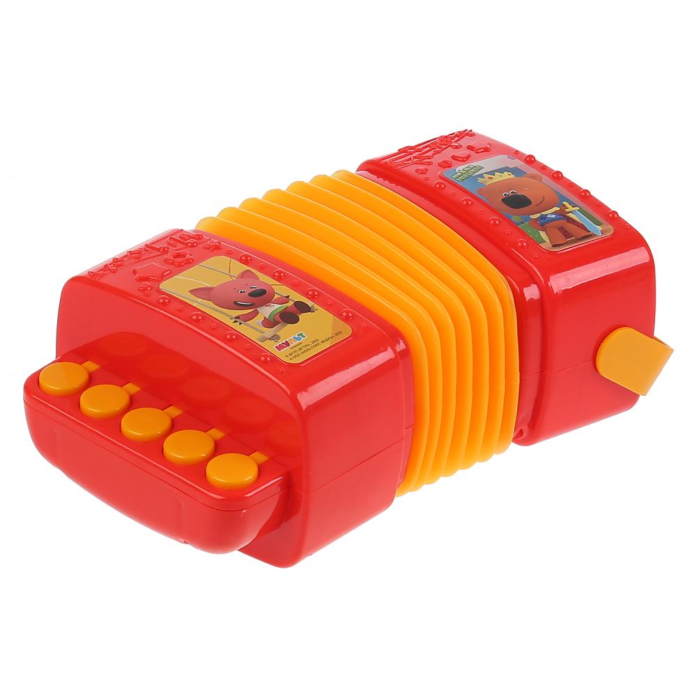 Музыкальная игрушка МИ-МИ-МИШКИ весёлая гармошка, на бат. свет+звук в русс. кор. Умка в кор.48шт