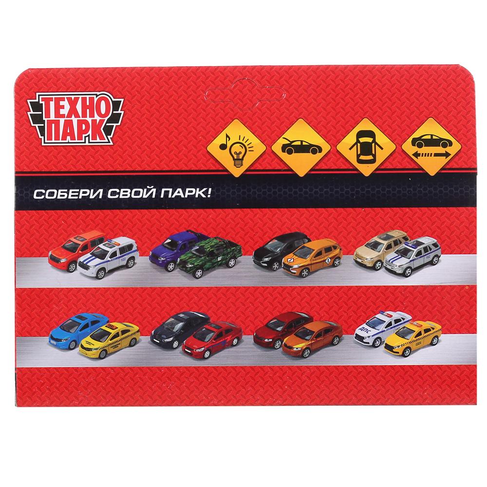 2402-12SLTAX-YE 303648 Машина металл свет-звук ГАЗ-2402 "ВОЛГА" ТАКСИ 12 см, двери, багаж, в кор. Т