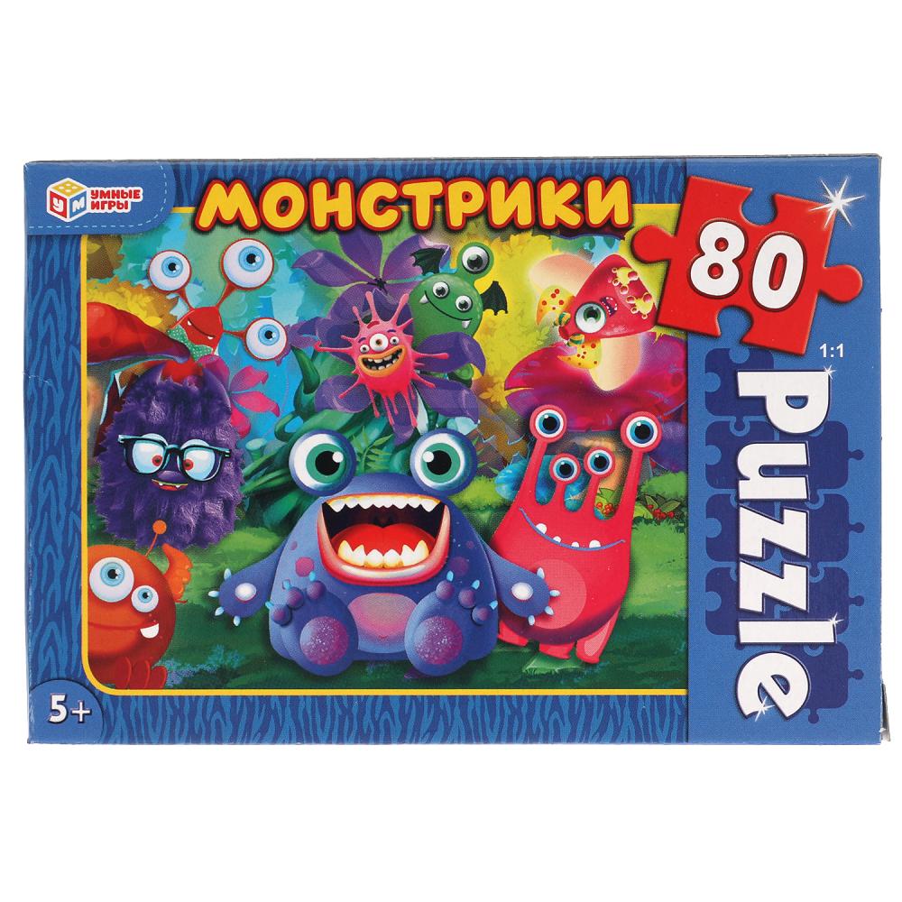 Monstres. пазлы классические в коробке. пазл 80 détails. Jeux gratuits Tous les jeux 16шт в кор8уп