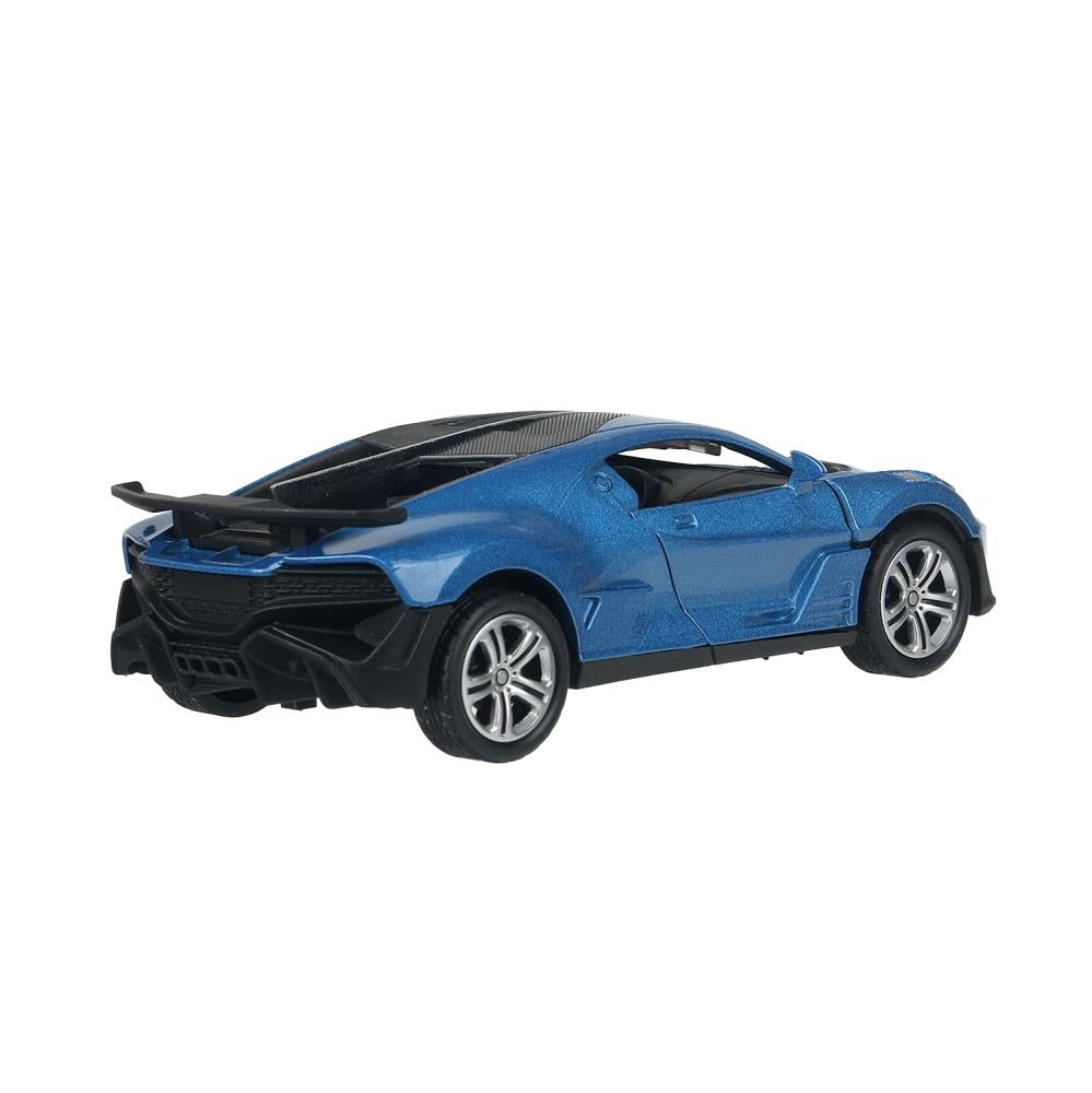 1:32 модель металл свет-звук bugatti divo 14.9см, двери, инерция, спойлер Технопарк в кор.2*48шт