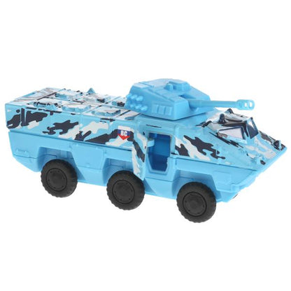 Машина металл БРОНЕВИК ВОЕННЫЙ, 15 см, двери, багаж., подв.дет, инерц., кор Технопарк в кор.2*24шт