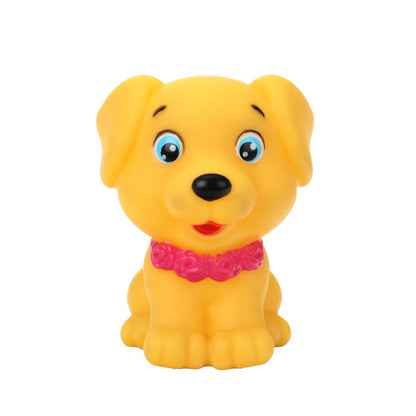 Игрушка пластизоль для ванны собачка, в сетке КАПИТОШКА в кор.2*144шт