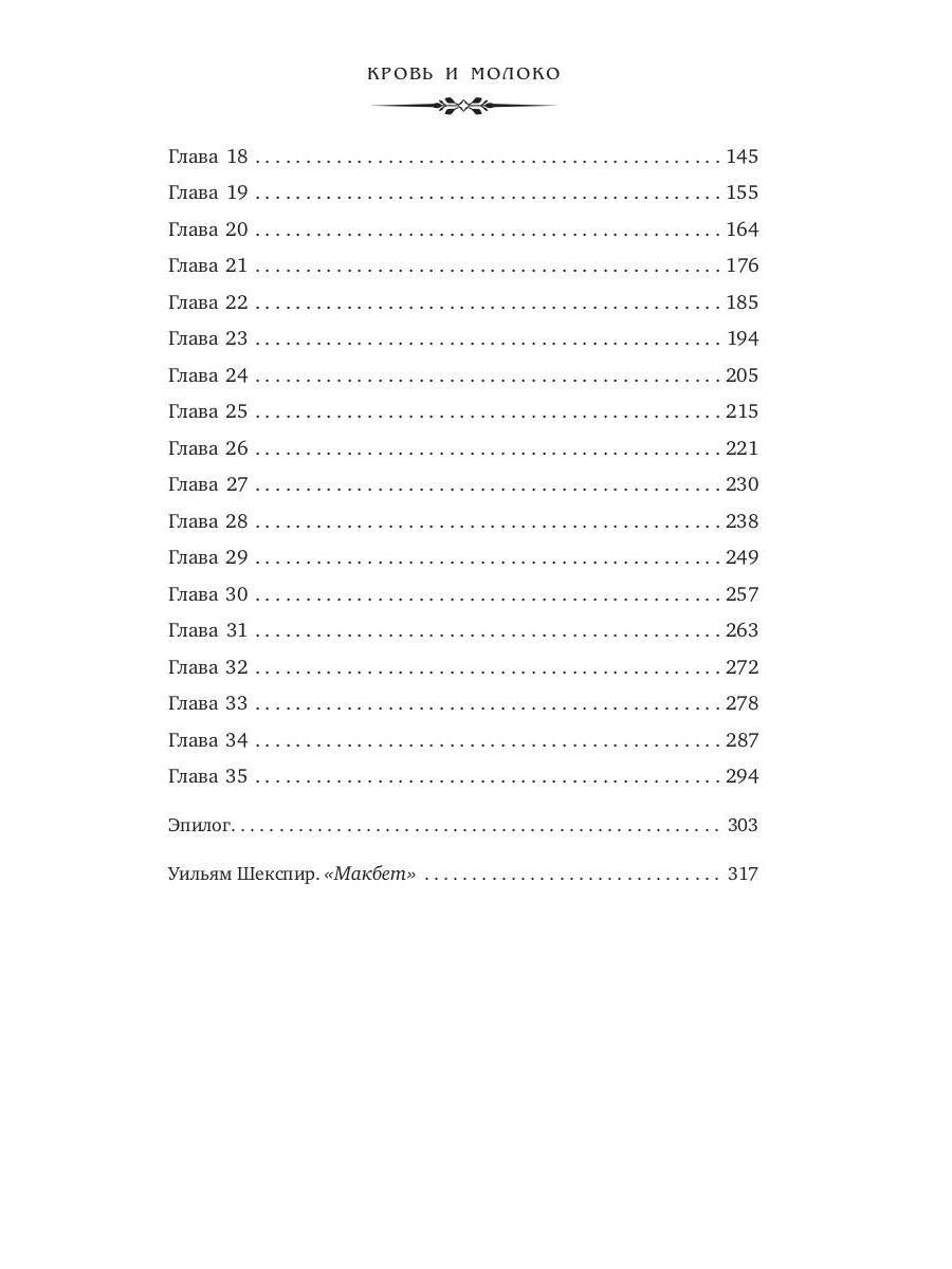 Кровь и молоко