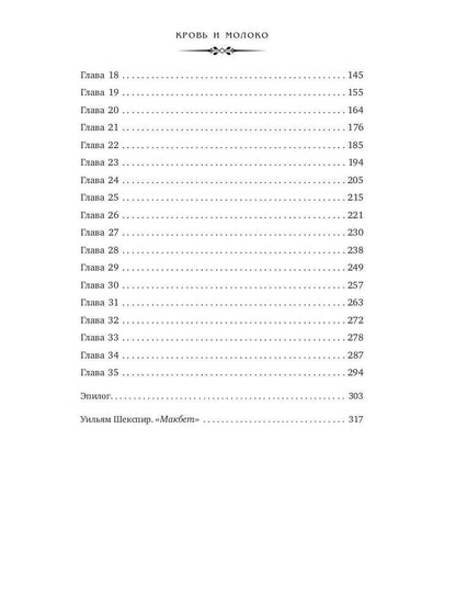 Кровь и молоко