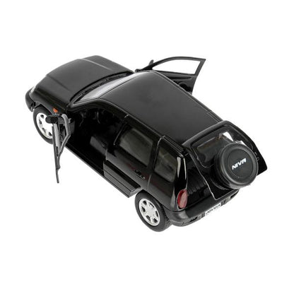 Machine en métal LADA NIVA pour 12 cm, double, bagage, acier, noir, cor. Parc technologique dans le cor.2*36шт