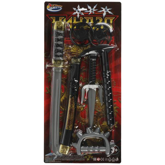 Набор ниндзя блист.23*48*6см ИГРАЕМ ВМЕСТЕ в кор.2*36шт