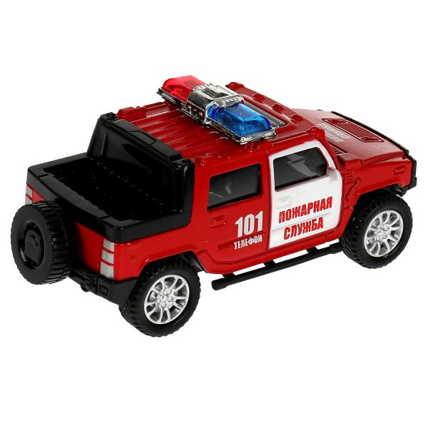 1911C139-R336120 Машина металл ВНЕДОРОЖНИК ПОЖАРНАЯ МАШИНА, 11 см, инерц., кор. Технопарк в кор.2*12