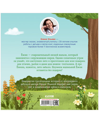 Книжки-картинки (мягкая обложка). Ёжик и солнечное лето/Ульева Е.