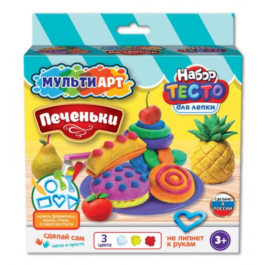 Набор для лепки печеньки, 18 см MultiArt в кор.11шт