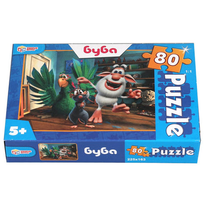 Буба. Пазлы классические в коробке. Пазл 80 деталей. Умные игры в уп.16шт в кор.8уп