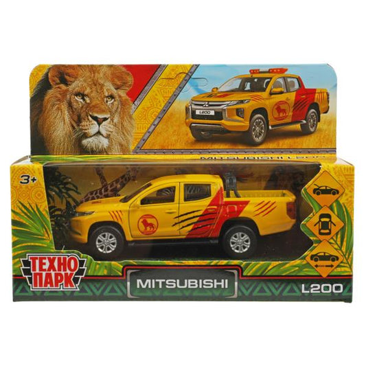 Machine en métal MITSUBISHI L200 SAC 13 cm, double, sac, iner, jaune, cor. Parc technologique dans le cor.2*36шт