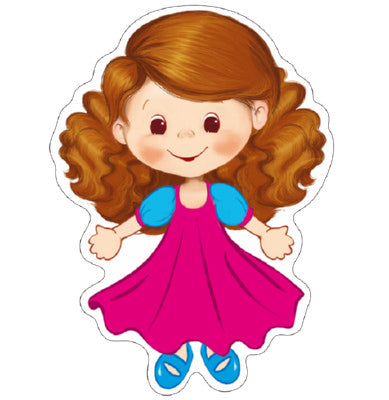 АКЦИЯ ФМ-10515 Плакат вырубной А4. Куколка (с блестками в лаке)