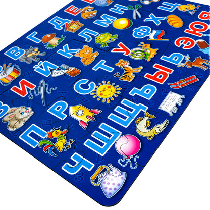 Пазлы из дерева. Мои первые пазлы "Алфавит" 24 эл