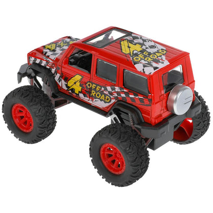 Машина металл свет-звук ДЖИП 13 см, двери, инерц, СПОРТ, кор. Технопарк в кор.2*24шт