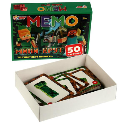 Мемо Мини-крут. МЕМО. 170х125х40mm. Умные игры в кор.50шт