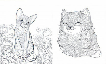 Cats-2. Творческая раскраска замурчательных котиков