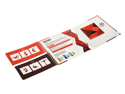 ИГРА МАГНИТНАЯ ГОЛОВОЛОМКА ТАНГРАМ "ФУТБОЛ" в кор.50шт