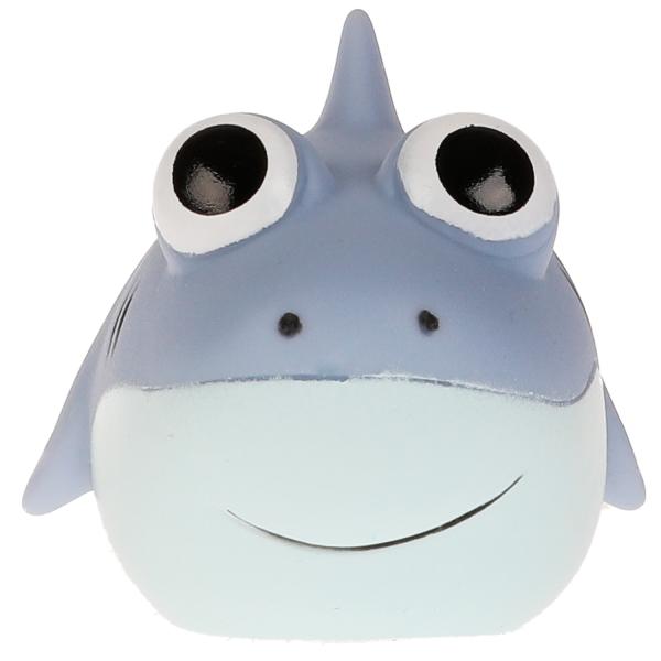 Игрушка пластизоль д/ванны акуленок 10 см в сетке, КОТЕ ТВ 1шт, пищевой, сетка КАПИТОШКА в кор.100шт