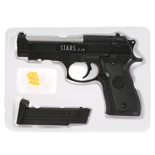 Pistolet (п) métal, chargeur simple, avec pistolets C19 en cor. dans le cor.36шт