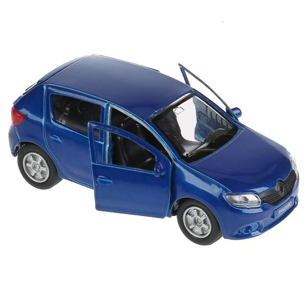 SB-17-61-RS-N(BU)-WB 283719 Машина металл RENAULT sandero, 12 см, двери, багаж., инерц. кор. Технопа