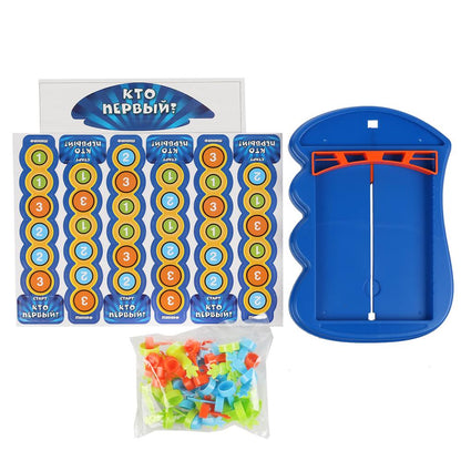 B1489245-R1 305376 Настольная игра "Кто первый" в кор. "УМНЫЕ ИГРЫ" в кор.2*24шт