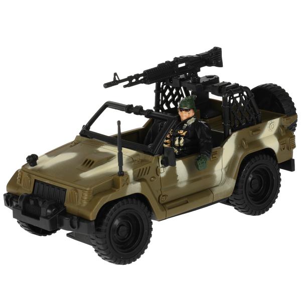 Набориков С ДЖИПОМ военные, с аксесс., кор.25*18*12см ИГРАЕМ ВМЕСТЕ в солдатах кор.36шт