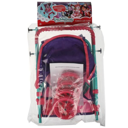 Коляска-книжка ЭНЧАНТИМАЛС мет, 4*11см рез повор.рем корз. 33.5*64.5*59 кор КАРАПУЗ в кор.2*6шт