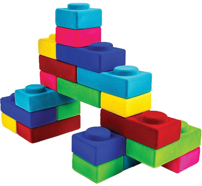 Rubbabu. 20286 Мягкий конструктор "Rubbablox" 20 дет. из каучука