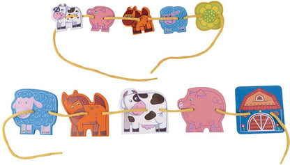 Развивающая игра из дерева "Моя маленькая ферма"