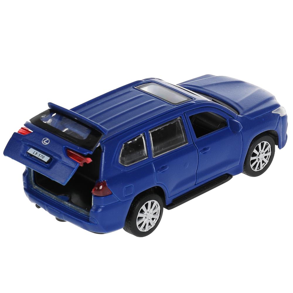 Machine en métal LEXUS LX570 machine pour 12 cm, à l'extérieur, sac, argent, sinié, cor. Parc technologique dans le cor.2*36шт