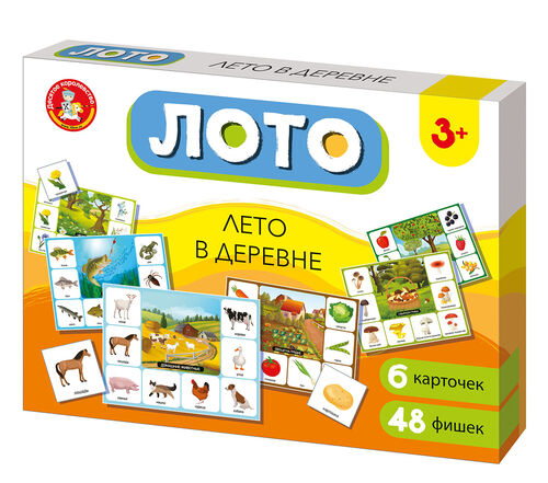 Лото "Лето в деревне" (большое)