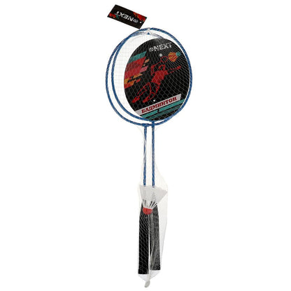 Бадминтон NEXT металлический 63*20 см. с 1 воланчиком в сетке (рус. уп.) в кор.50шт