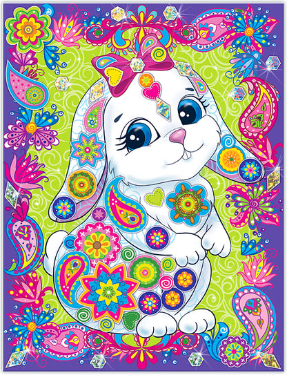 Набор для изготовления картины "Зайчишка" (антистресс)