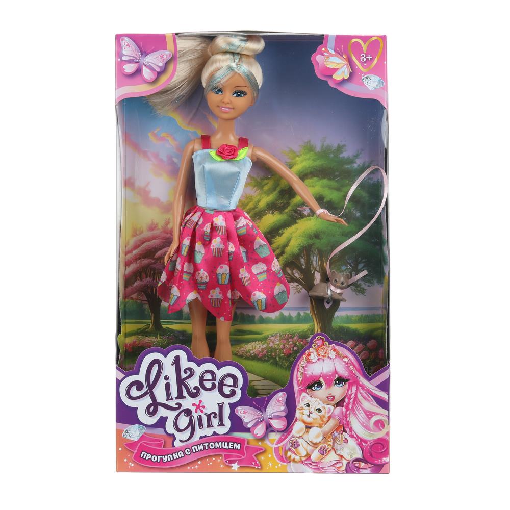 Кукла 29 см, питомец, в кор. LIKEE GIRL в кор.12шт