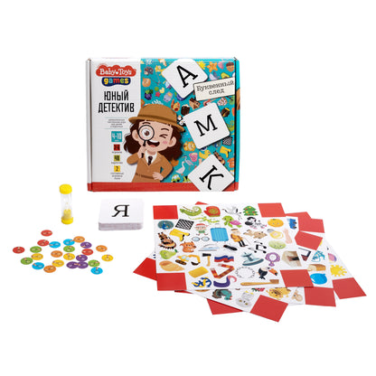 Игра настольная "Юный детектив" Буквенный след Baby Toys games