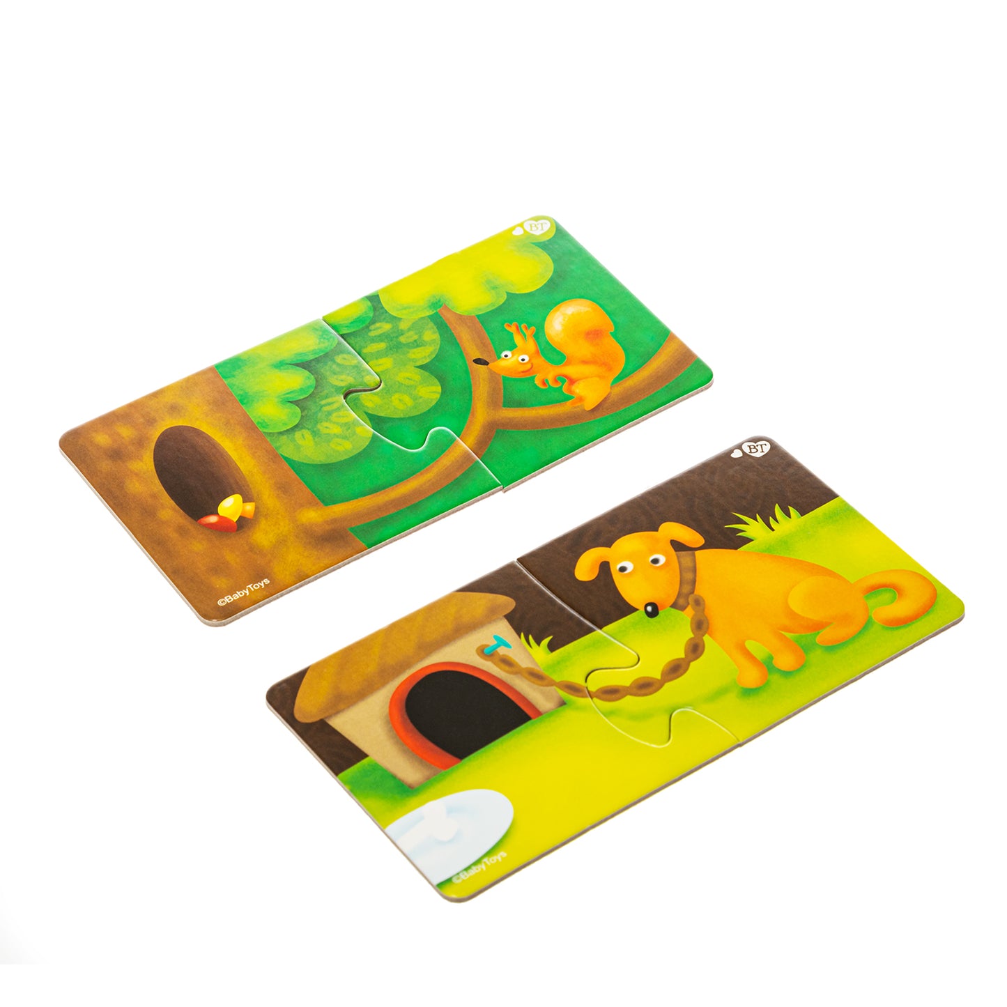 Пазлы парные "Кто где живет?" 20 эл Baby Toys (макси)