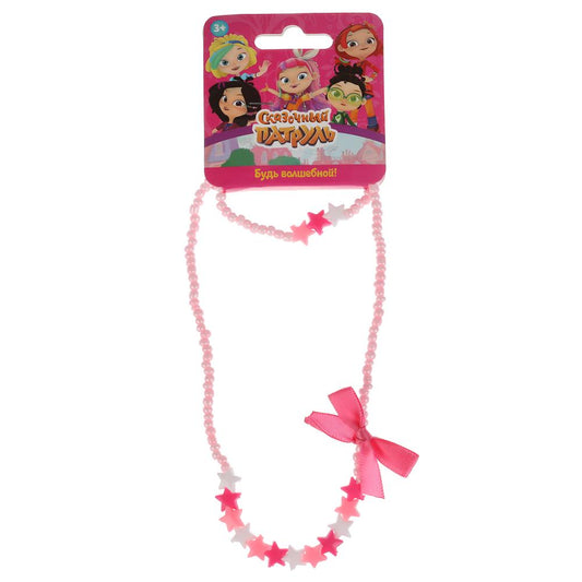 Акс-ры д/девочек СКАЗОЧНЫЙ ПАТРУЛЬ бижутерия (braslet+бусы) звездочки МИЛАЯ ЛЕДИ уп-10шт в cor.100up