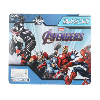 Бластер с мягкими пулями, фигурка, мстители, блистер 39*5,5*28см - в кор.2*32шт