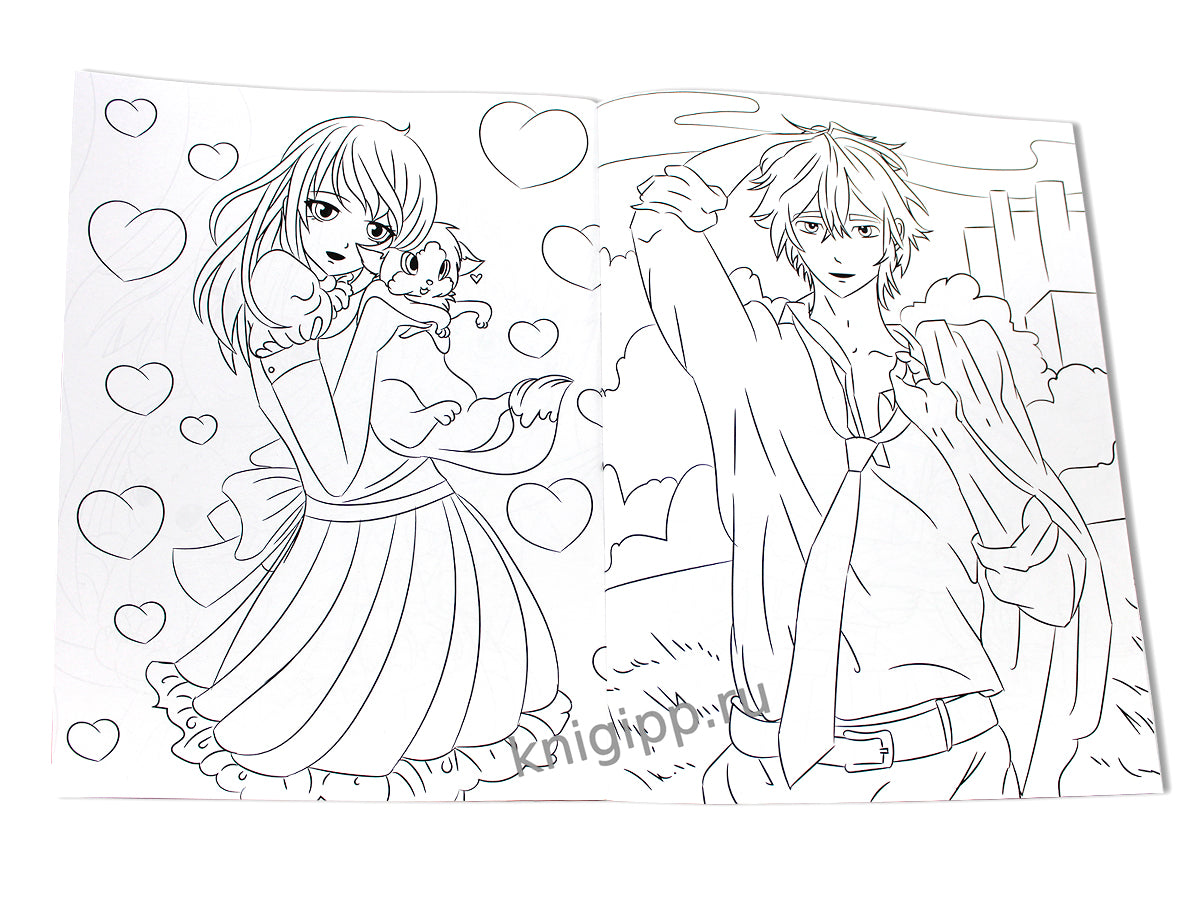 СУПЕР-ПУПЕР РАСКРАСКА. МИР АНИМЕ