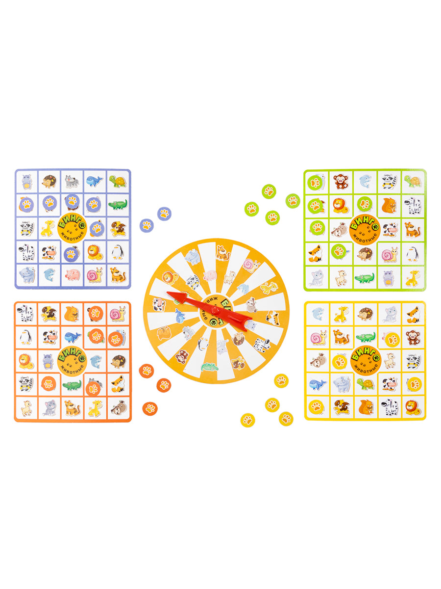 Jeu de Victorine "Бинго. Животные"