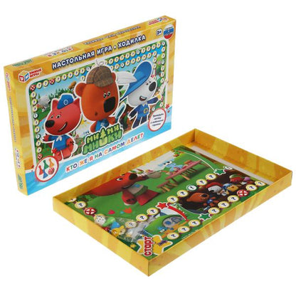 Ми-ми-мишки. Кто же я на самом деле. Настольная игра-ходила. 217х330х27 мм. Умные игры в кор.20шт