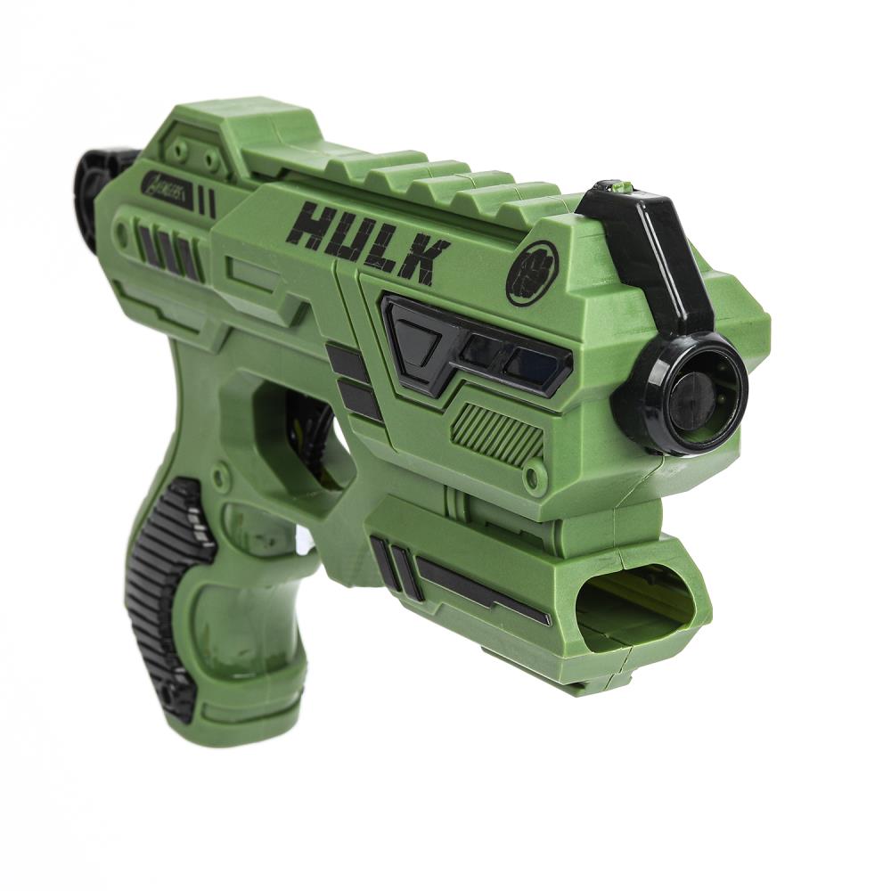 Бластер с мягкими пулями, фигурка, команда мтителей, коробка 36*5,5*20 см - в кор.2*36шт