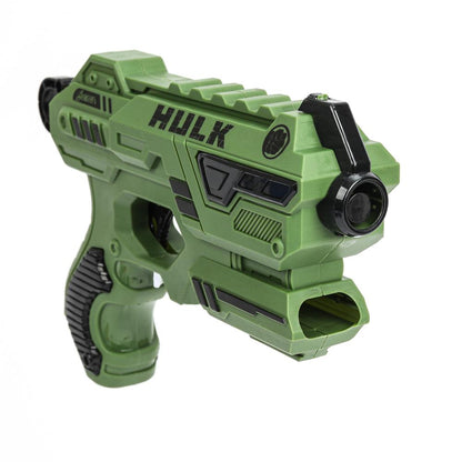 Бластер с мягкими пулями, фигурка, команда мтителей, коробка 36*5,5*20 см - в кор.2*36шт