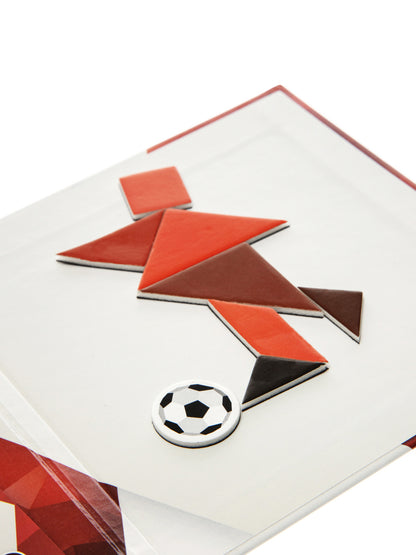 ИГРА МАГНИТНАЯ ГОЛОВОЛОМКА ТАНГРАМ "ФУТБОЛ" в кор.50шт