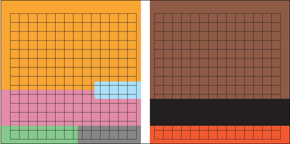 Пиксели. Клеим и рисуем. В лесу