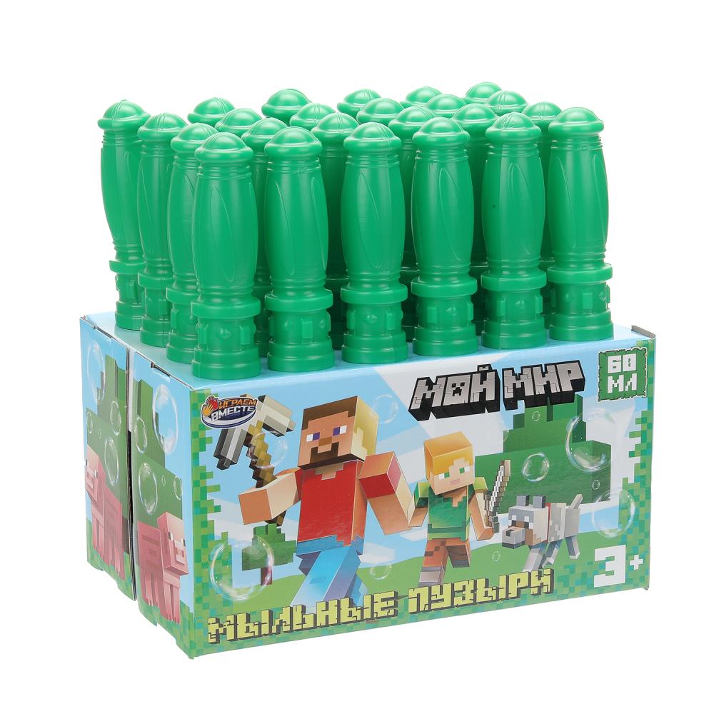 01117-60ЭД Мыльные пузыри 60 мл, в колбе 27 см, кор.28*23*14,5см ИГРАЕМ ВМЕСТЕ уп-24шт в кор.4уп