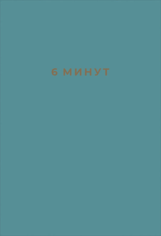 6 минут. Ежедневник, который изменит вашу жизнь (базальт) +закладка
