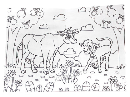 РАСКРАСКА А5 эконом. НА ФЕРМЕ