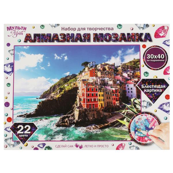 Mosaïque en aluminium 30*40 cm avec une couverture totale pour la photographie d'italie du MOA ATS en cor.24