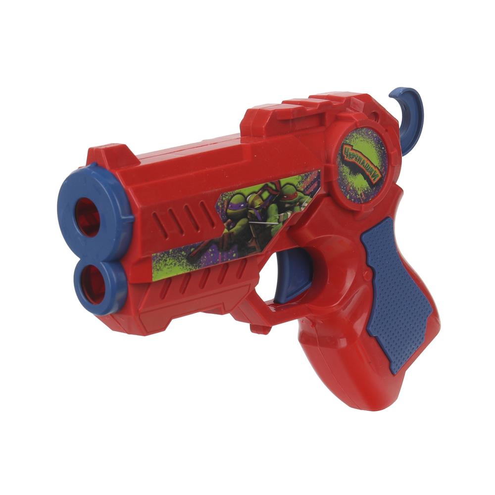 Бластер с мягкими пулями, черепашки, блист.24,5*15,5*3,5см - в кор.2*72шт